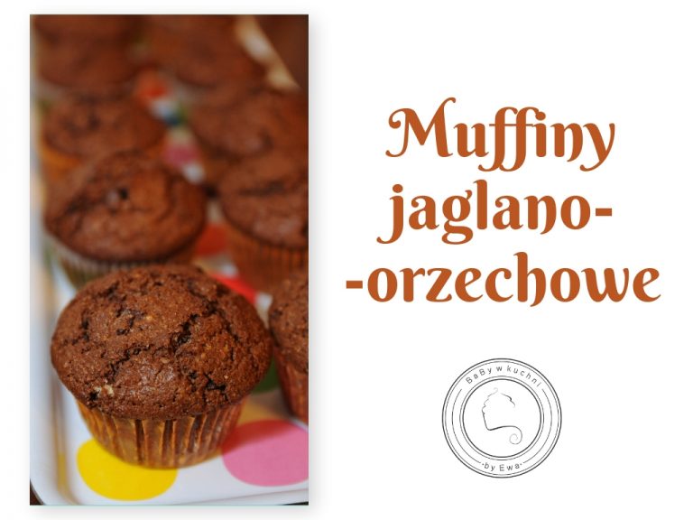 Muffiny jaglano-orzechowe