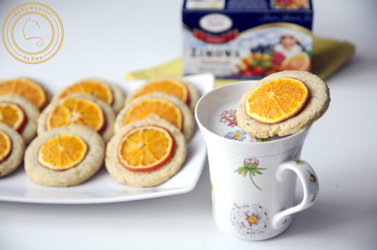 Ciasteczka z mandarynkami – z cyklu 5 o’clock, czyli ciastko do herbatki #1