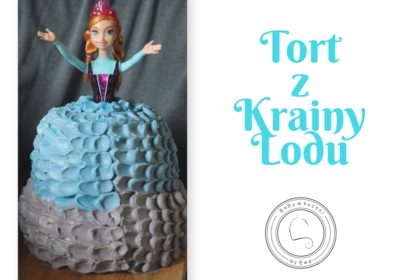 Tort z Krainy Lodu Tort z lalką